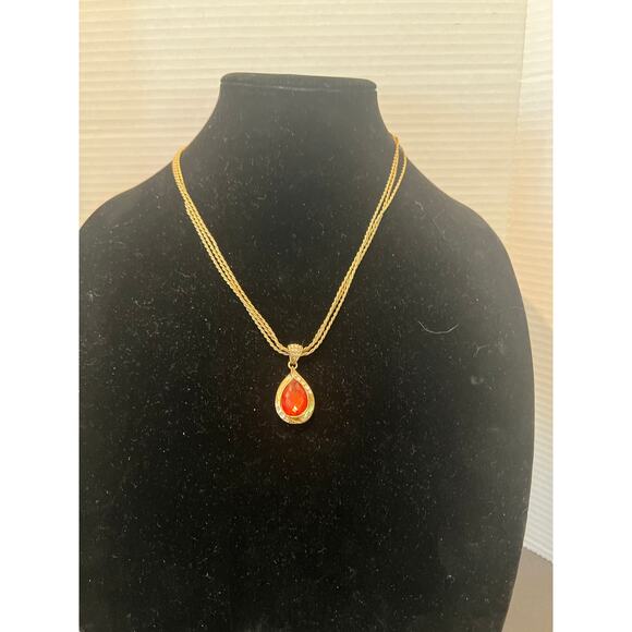 3 Avon President’s Club Gold and Silver Tone Rhinestone 18-22 Inch Necklaces - Picture 4 of 10